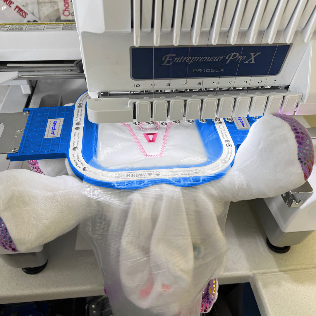 make a patch with embroidery machine