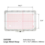 Magnetischer Rahmen (200 x 360 mm) für die Stickmaschine Janome 550E