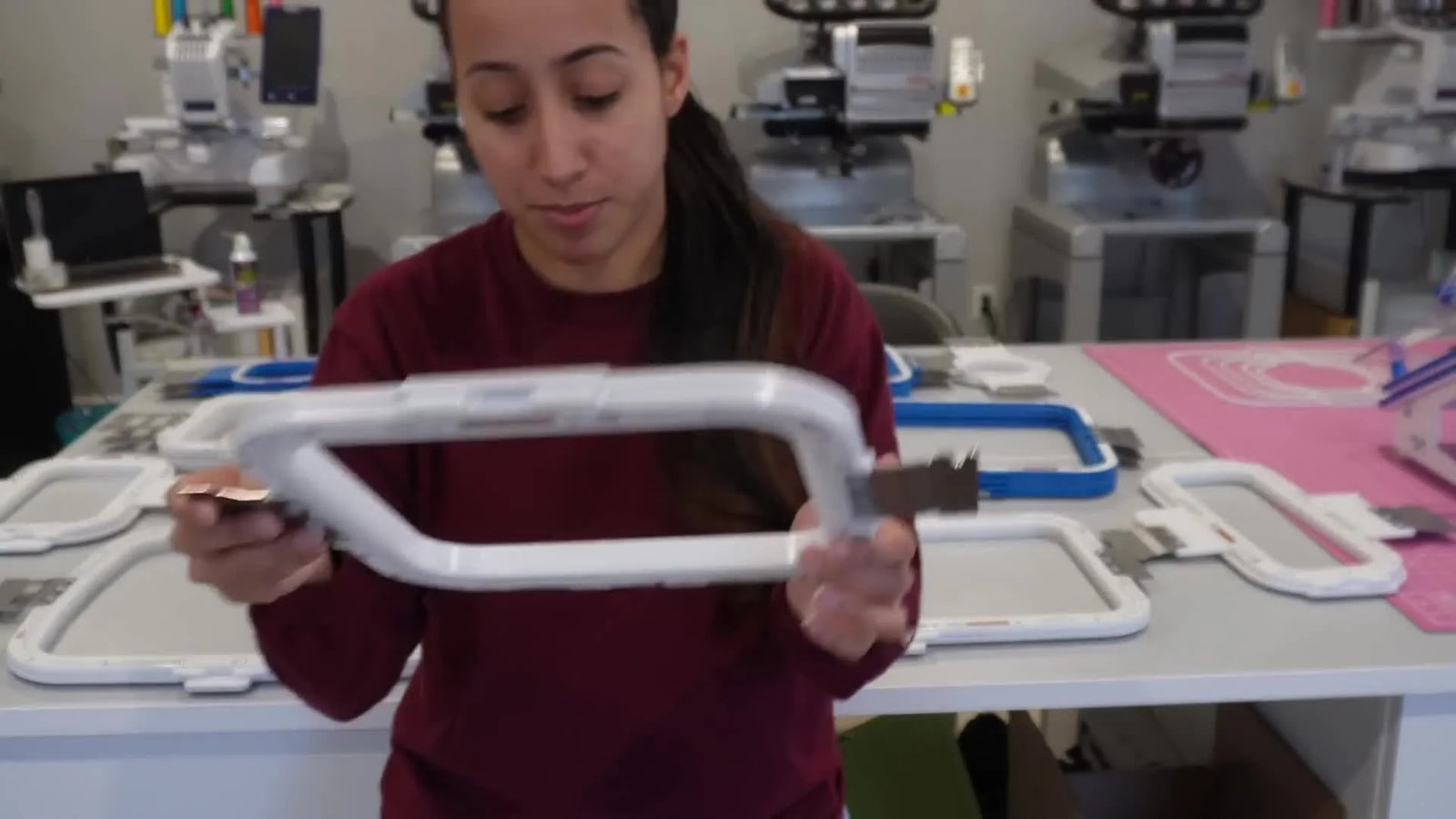 Magnetic Embroidery Hoops That Actually Earn Their Space: Picking the Right Size, Bracket, and Hooping Station (Without Wasting Garments)
