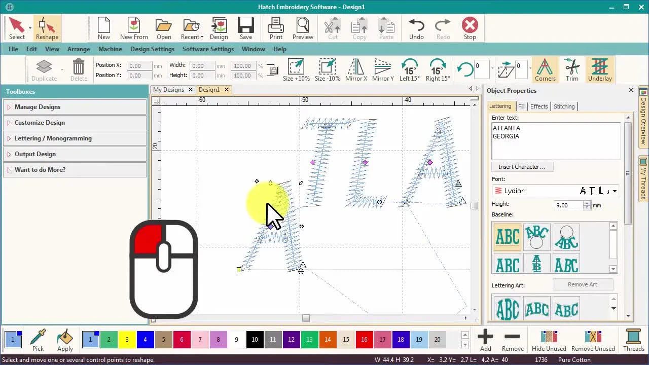 Hatch Reshape Tool for Lettering: Kerning, Baseline Control, and Node Editing Without Ruining Your Font