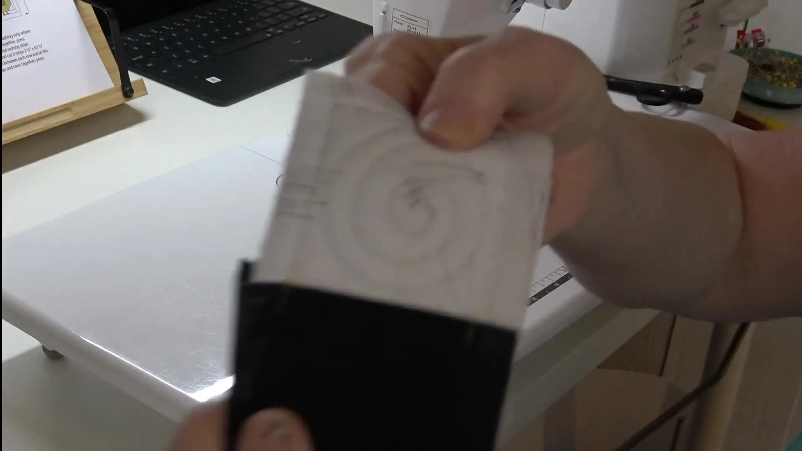 The Basting Box Alignment Method: Join Bulky Snapplique Quilt Blocks Without Wavy Sashing or “Almost-Matching” Corners