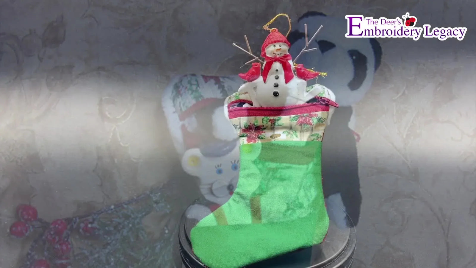 The No-Panic ITH Mini Stocking: A Clean 5x7 Hoop Zipper, Sparkly Mylar, and a Turn-Right-Side-Out Finish That Actually Works