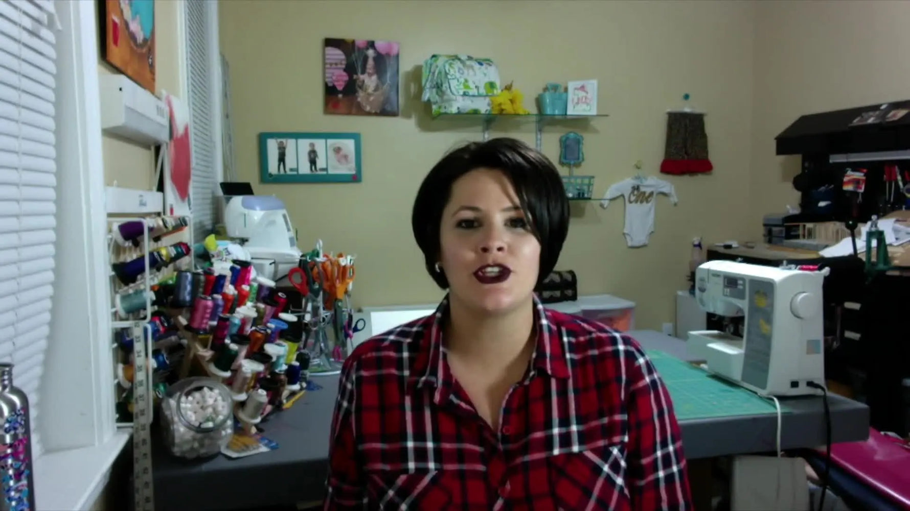 A labeled diagram of a Schmetz-style needle showing the shank, blade, groove, eye, point, and other key parts used to diagnose stitch problems.