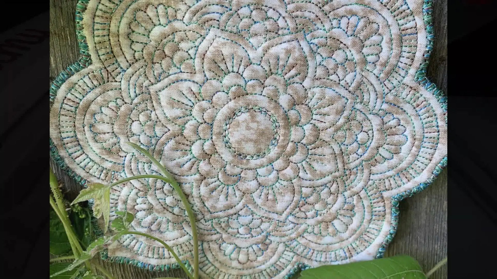 Stitch a Kreative Kiwi Mandala ITH Coaster That Actually Looks Expensive (Even on a Single-Needle Brother)