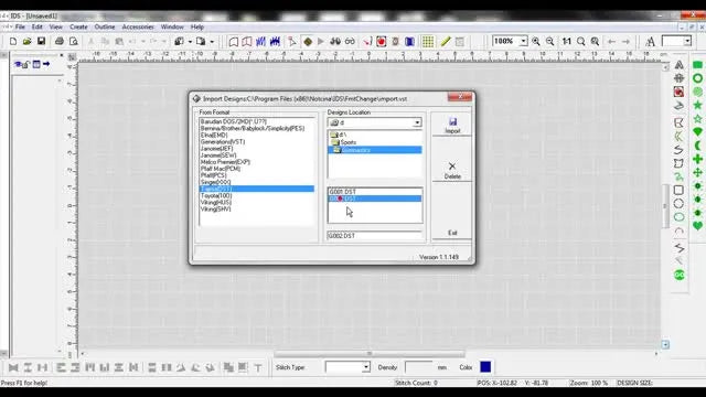 From Stock Design CD to IDS Workspace: Importing DST Files Without the “Where Did My Design Go?” Panic