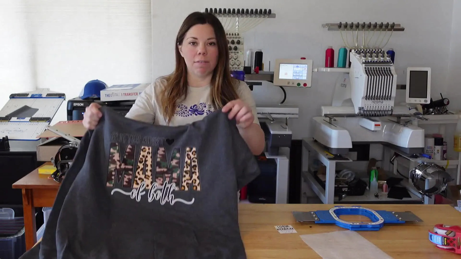 Custom Sleeve Embroidery with a 4x4 Mighty Hoop: Tape-Assisted Stabilizing Guide