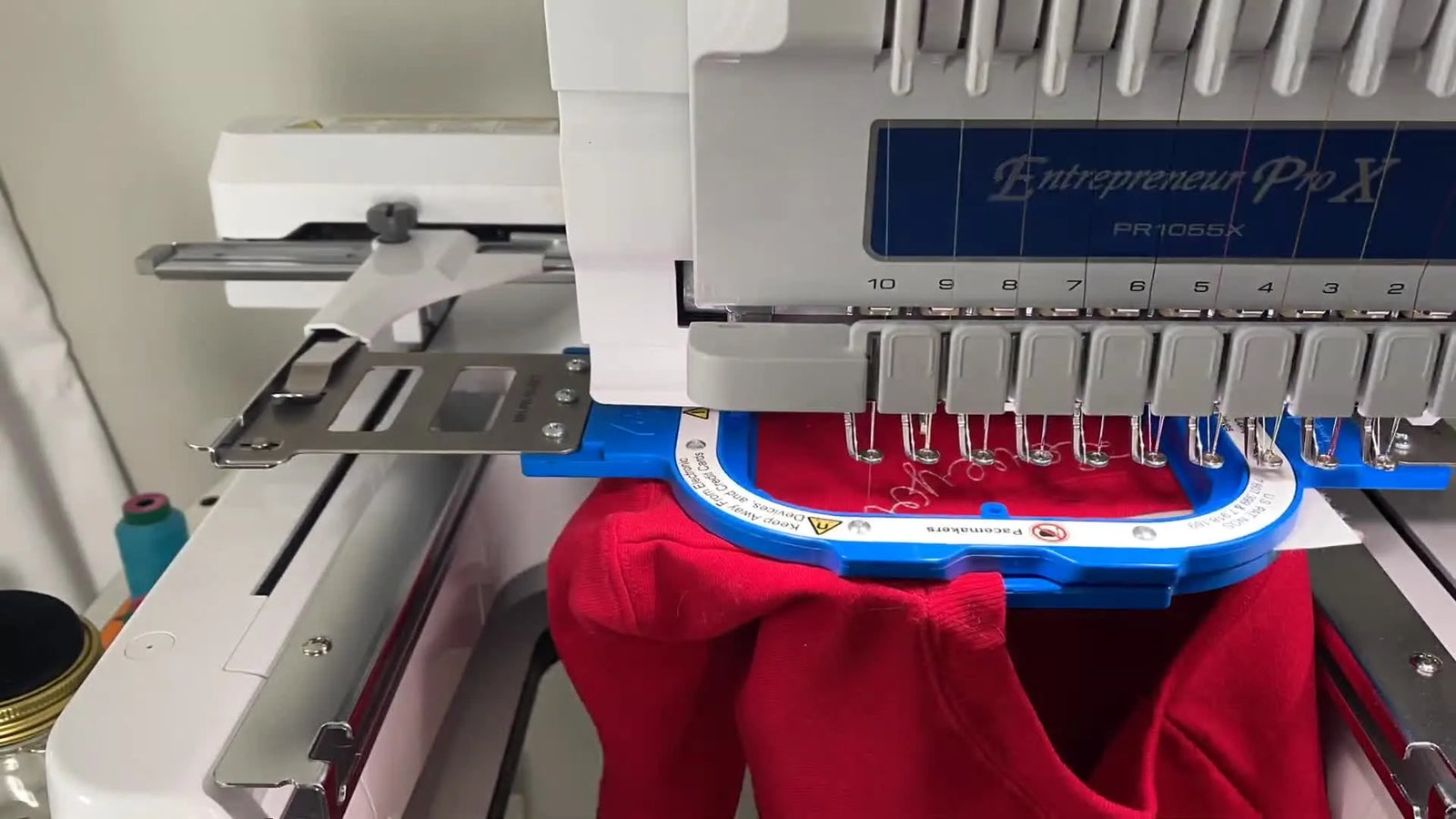 The Neckline Curve “Cheat Code”: Photo-Perfect Curved Text on a Sweatshirt with Embrilliance and a Brother PR1055X