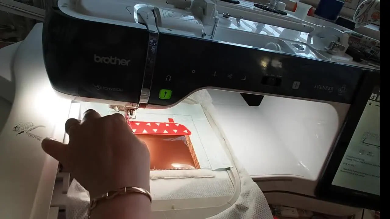 Stitch the Sweet Pea “House” Block on a Brother Aveneer EV1—Without Wasting Fabric (or Your Patience)