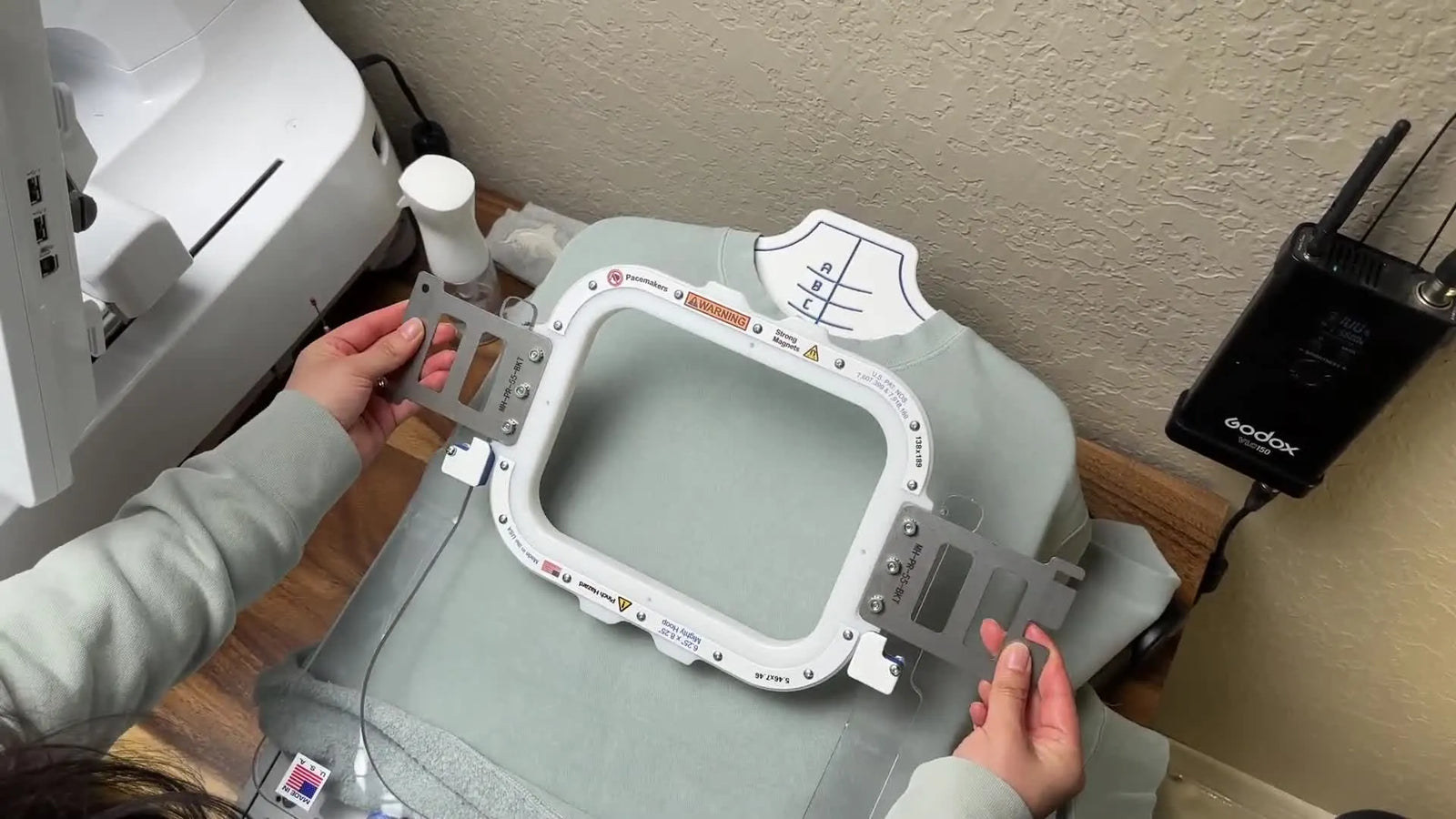 Crewneck Embroidery That Actually Lines Up: A Baby Lock Array Workflow with Mighty Hoops + Hoop Master Station