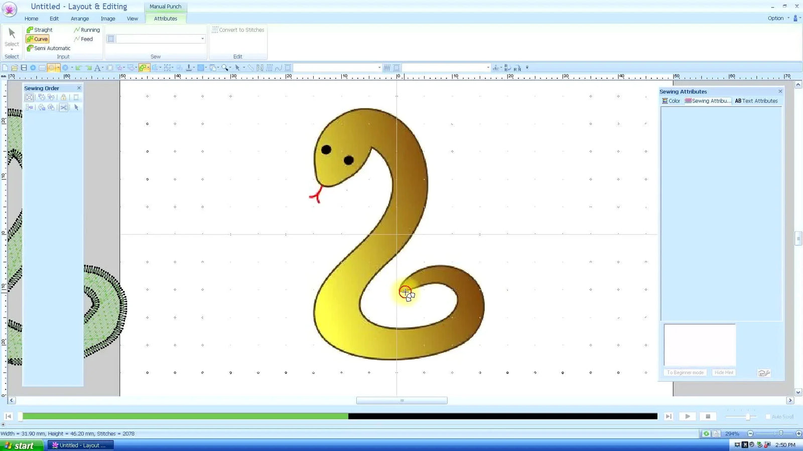 Manual Punch in Brother PE-Design: The “Top-Bottom” Trick That Makes Curves Look Expensive (and Stops Thread Breaks)