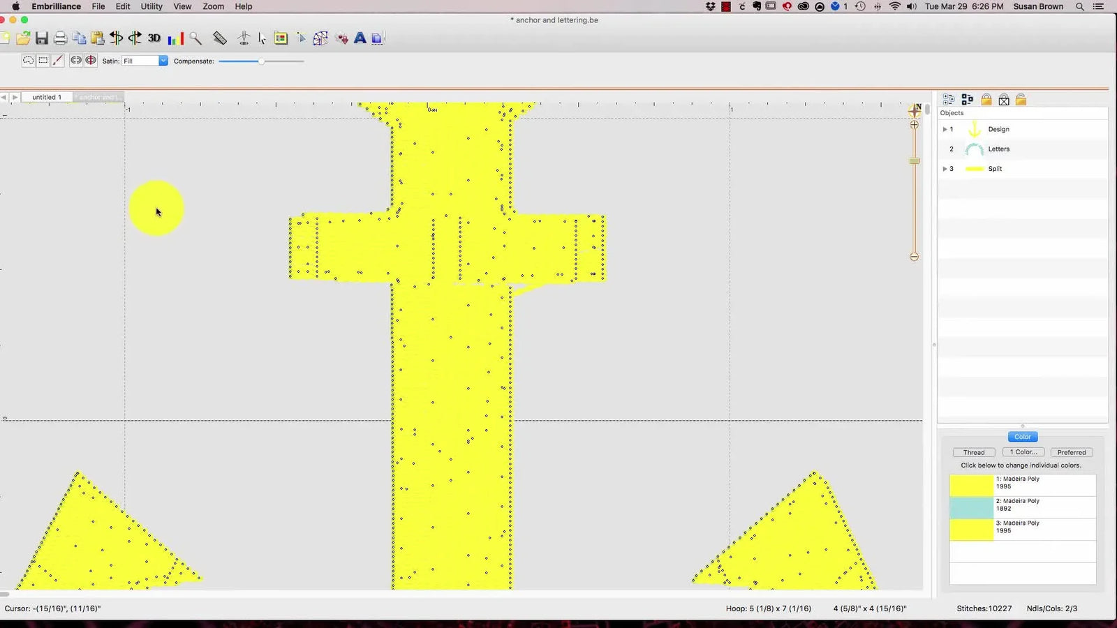 Embrilliance Enthusiast Stitch Editing: Split One Tiny Band, Fix Gaps, and Make a Design Sew Cleaner
