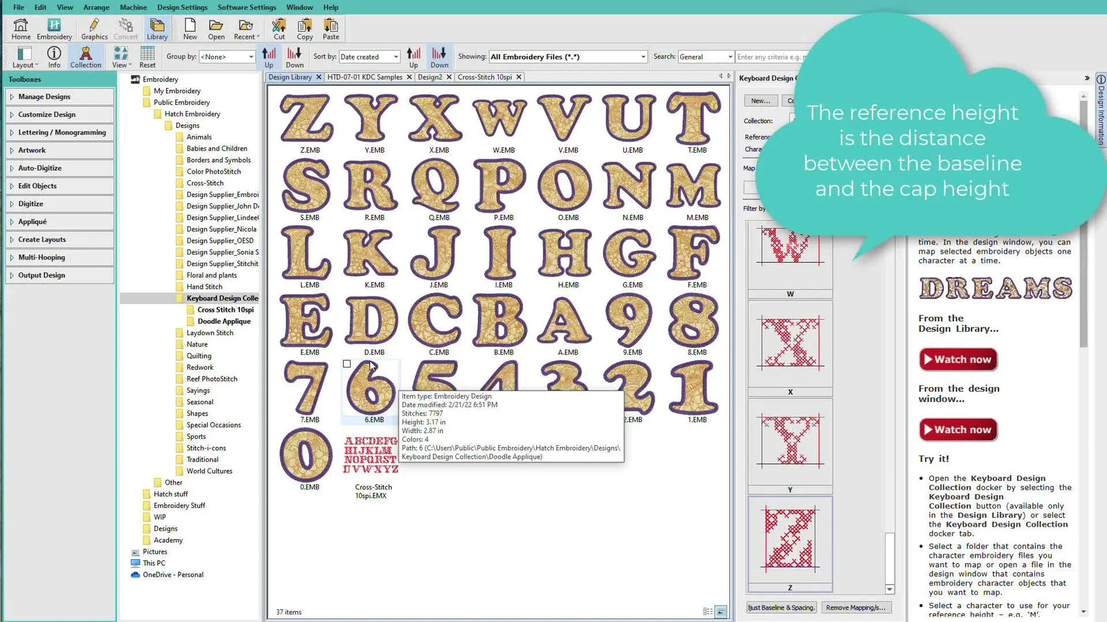 Stop “Floating” Letters in Hatch KDC: Baselines, Cap Height, and the Fast Fix That Makes Fonts Stitch Like Pros