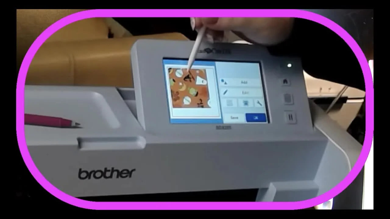 ScanNCut DX225 Fussy Cutting for Appliqué: Nail Print Placement Before You Ever Hoop the Fabric
