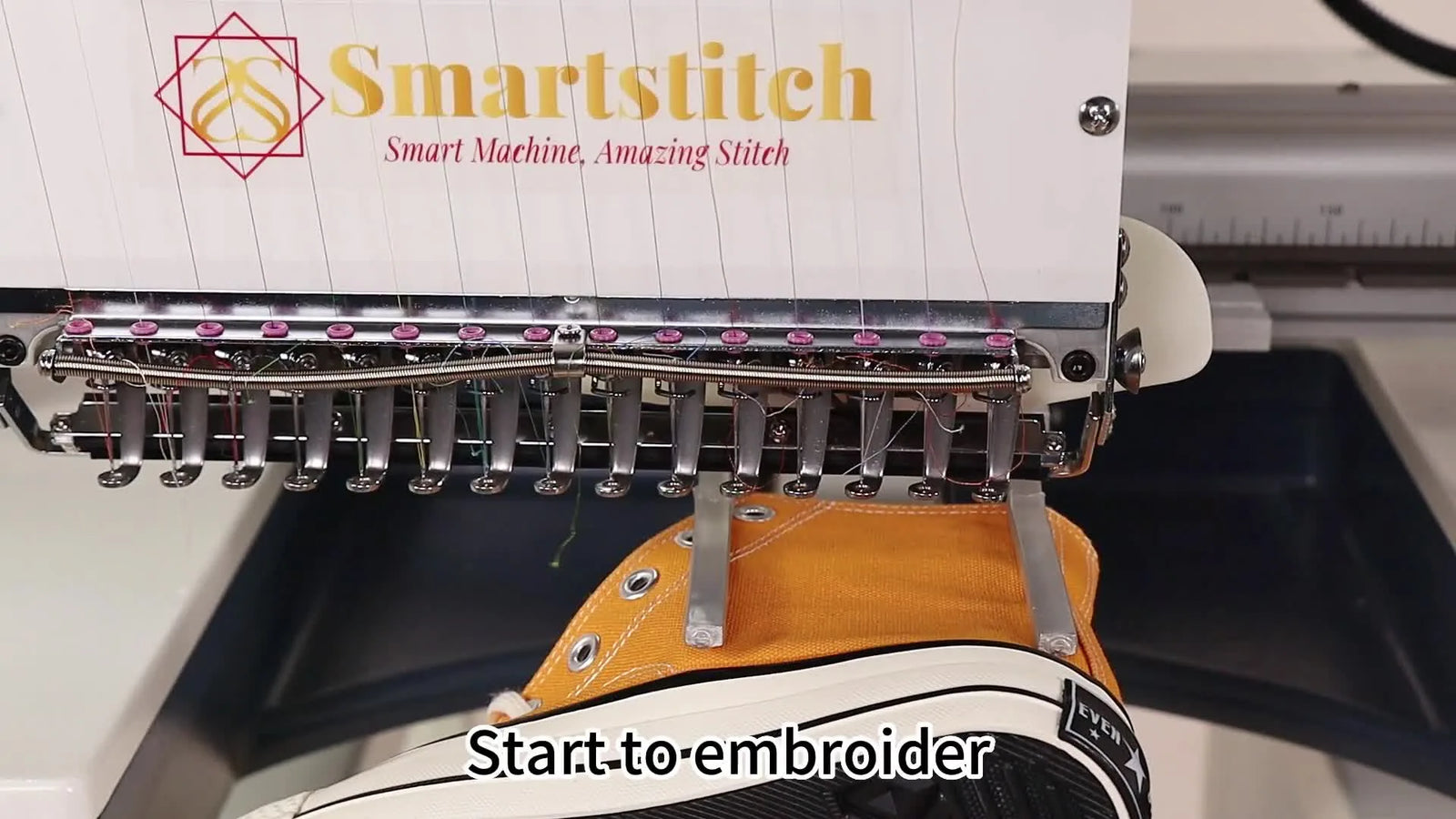Smartstitch Shoes Device Setup That Won’t Crash Your Needles: Install, Align (6th Hole), Clamp, and Stitch Sneakers Cleanly