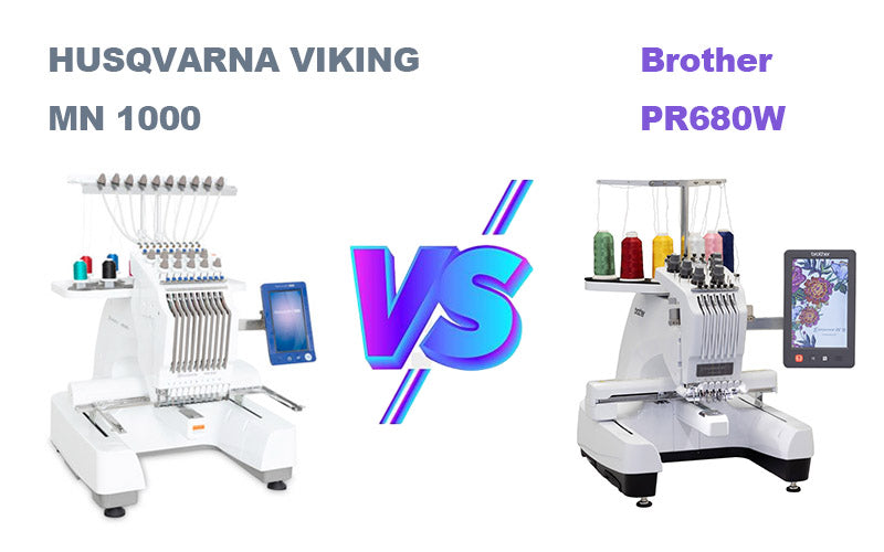 HUSQVARNA VIKING MN 1000 vs Brother PR680W