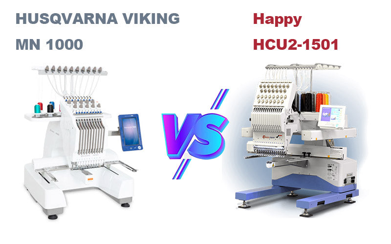 HUSQVARNA VIKING MN 1000 vs Happy HCU2-1501