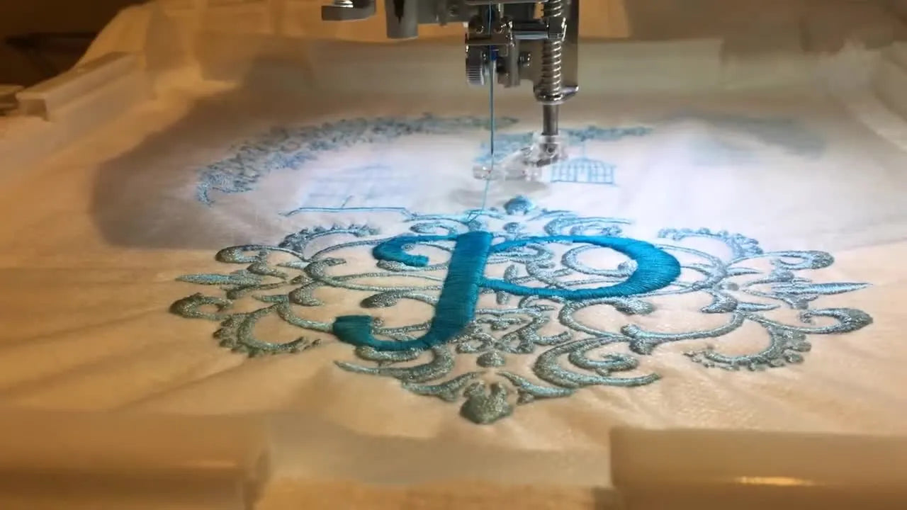 Saved by Sticky Stabilizer: Making a Janome AcuFil Hoop Behave on a Paper-Thin 50¢ Towel