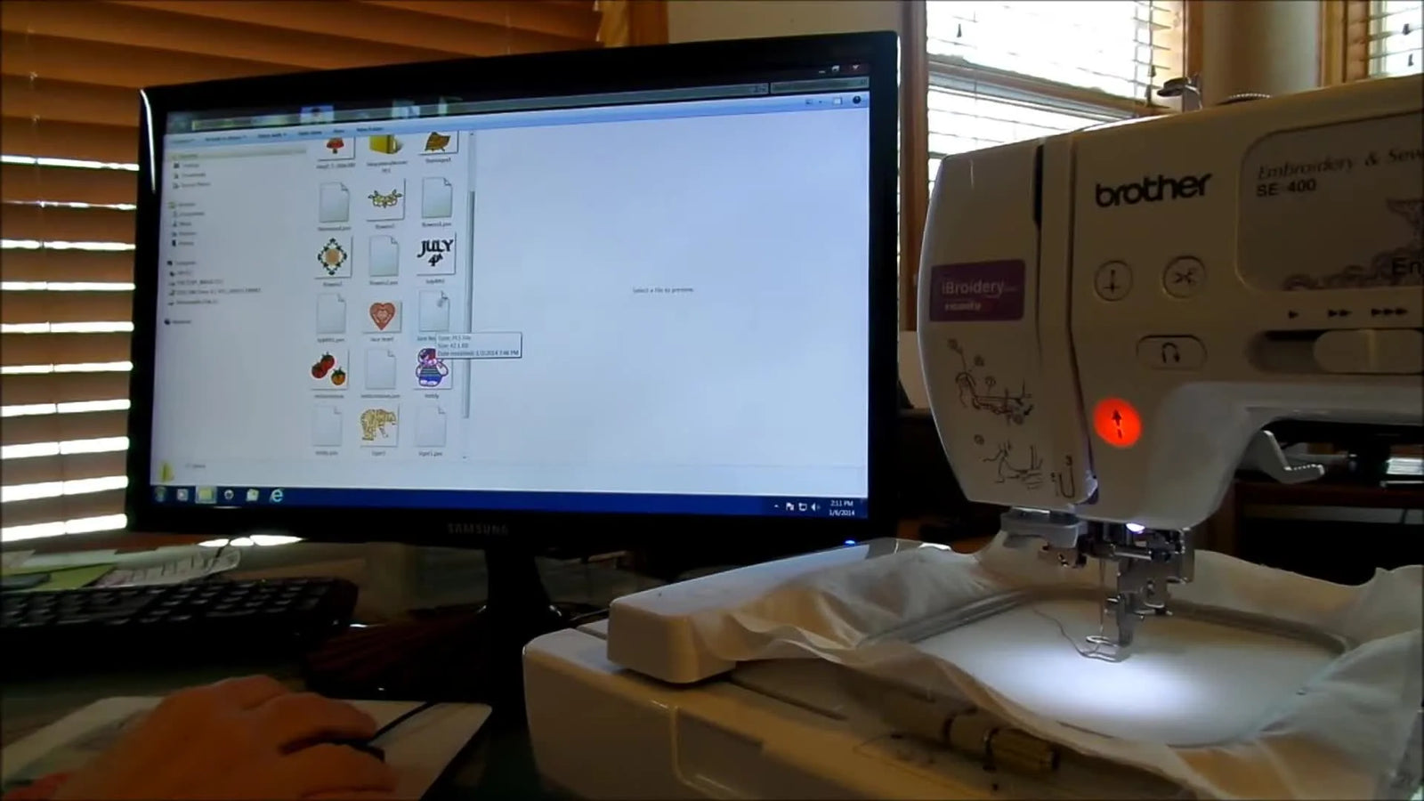 Brother SE400 USB File Transfer That Actually Works: From .PES on Your PC to a Clean First Stitch (No “Retrieve Pattern” Panic)
