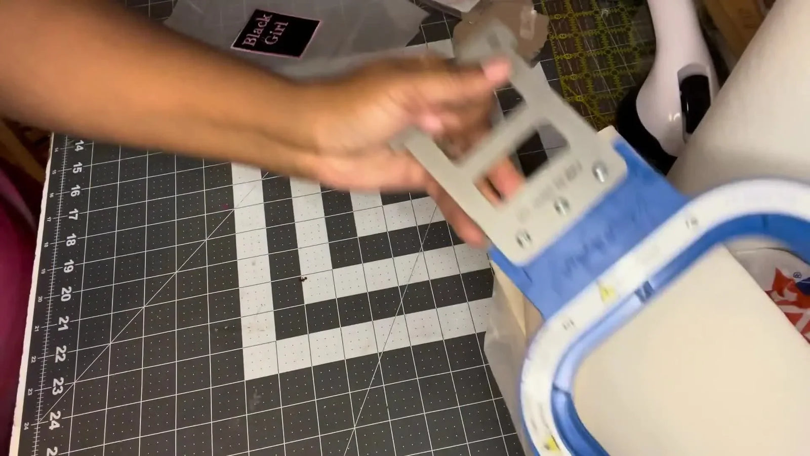The Plastic Sheeting Patch Hack on a Janome MB-7: Clean Edges, Zero Fuzz, and a Satisfying “Pop-Out” Finish