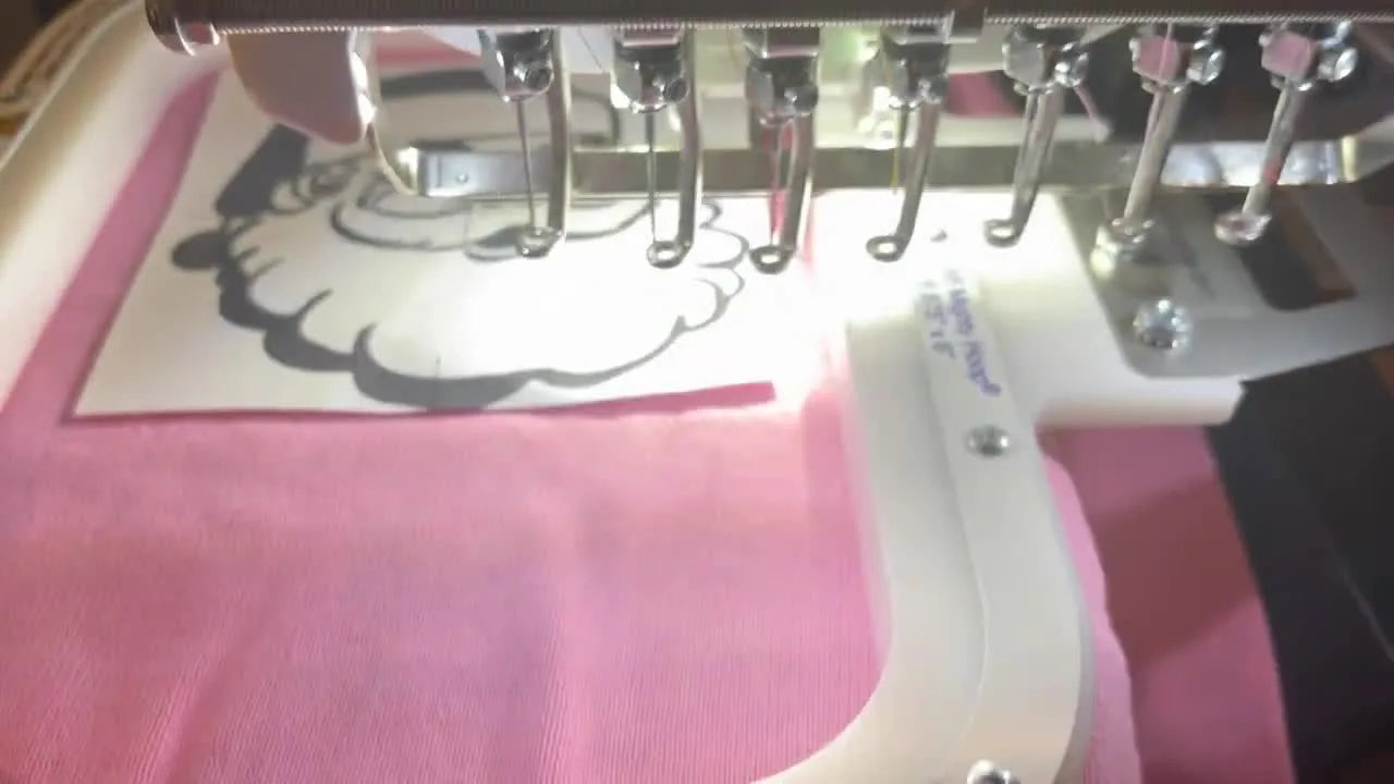 Retro Santa on a Kids’ Sweater with the Janome MB-7e + 9x6 Mighty Hoop: Clean Placement, No Hooping Station, No Itchy Back