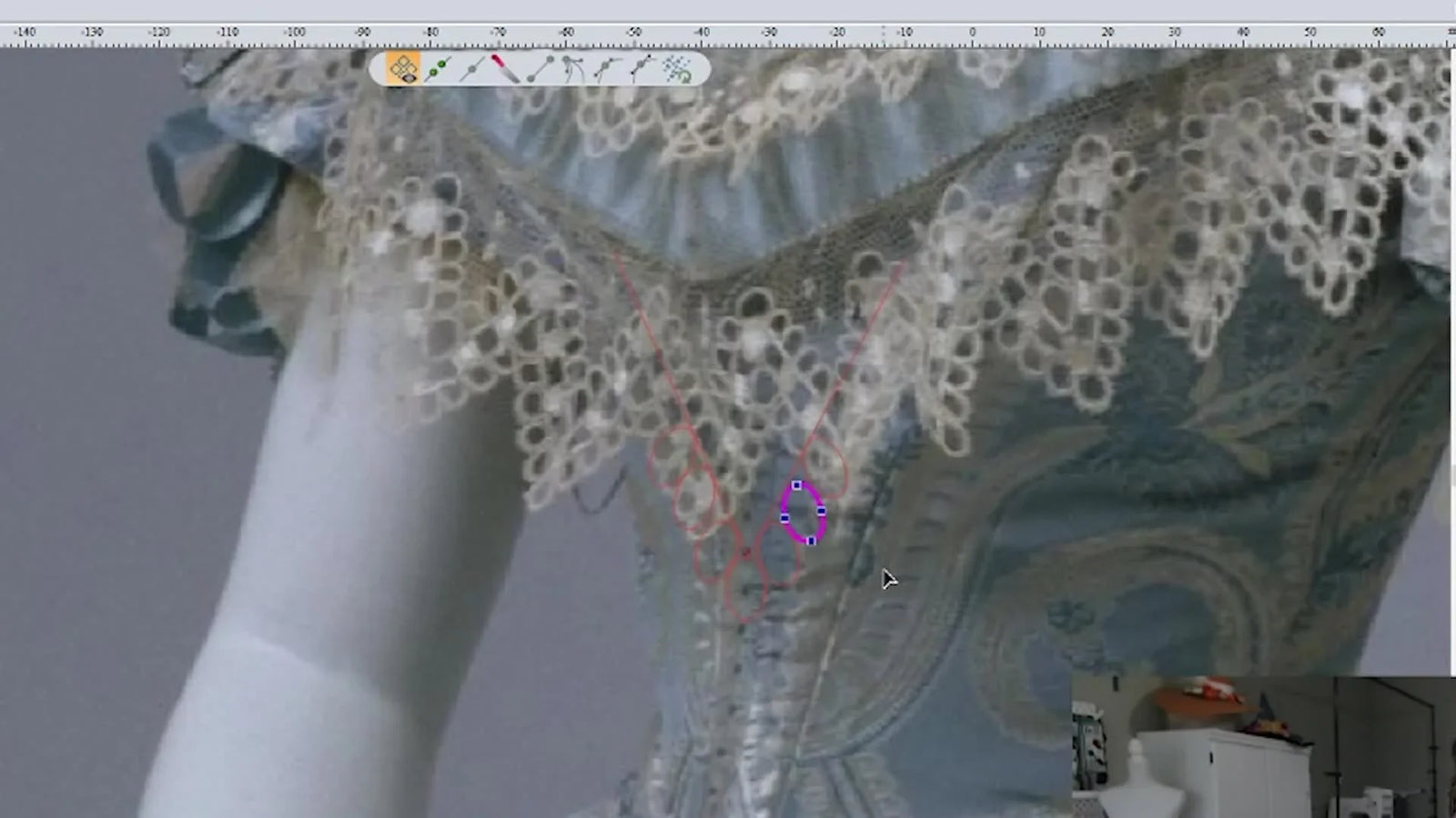 From Photo to 1850s-Style Lace: Digitizing Whitework in Floriani Total Control U and Stitching Clean Borders on a Janome MB-7