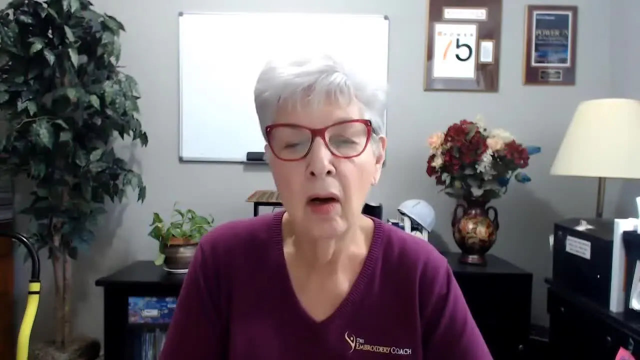 Joyce Jagger delivers the core reminder that watching a design sew out is the fastest way to prevent production issues.