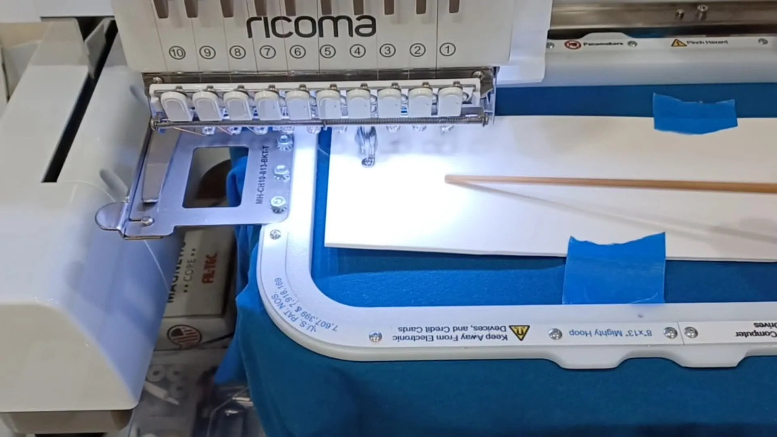 3D Puff on a Bella Canvas T-Shirt with a Ricoma EM1010: The “Trace, Trace, Trace” Workflow That Prevents Breaks and Bad Hoops