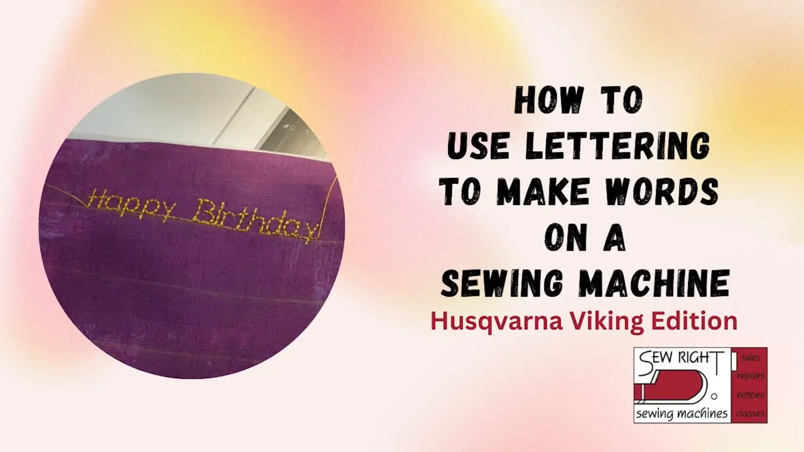 Letras en tu máquina Husqvarna Viking: de la pantalla a la puntada