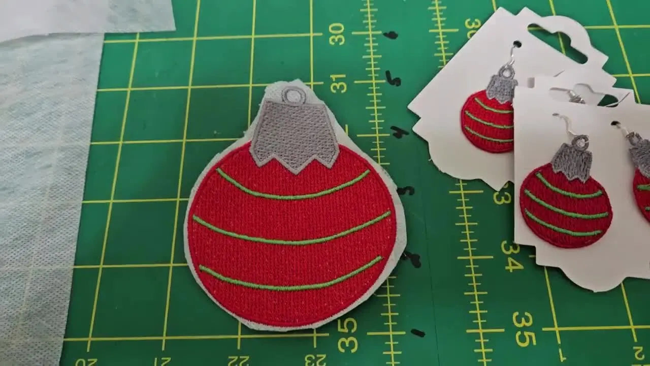 Crisp Freestanding Lace on a Baby Lock: The Shelf-Liner Hooping Trick for Ornaments & Earrings (No Shifting, No Mess)
