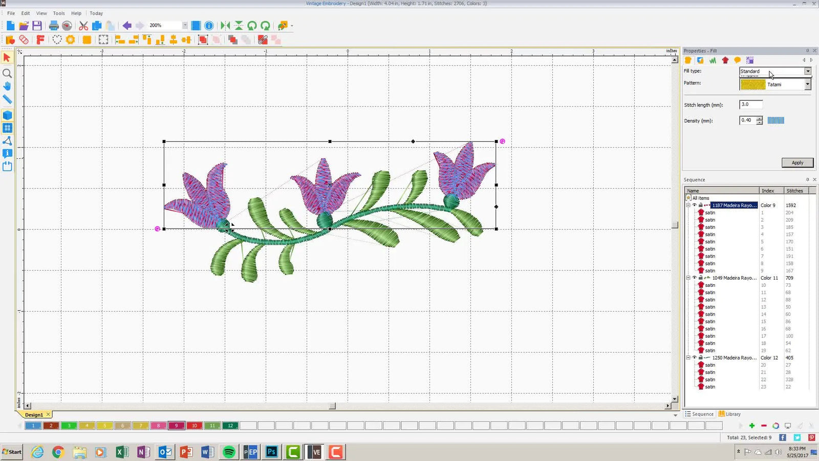 Make Any Design Look Vintage: Whipped Fill + Low Density Settings That Actually Sew Clean (Vintage Embroidery Software + Perfect Embroidery Pro)