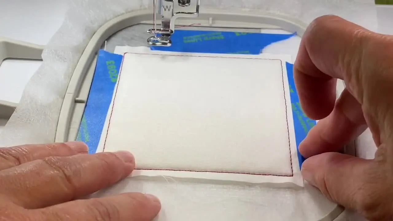 A Clean 4x4 ITH Floral Quilt Block on the Baby Lock Solaris: The Float-and-Tape Method That Actually Stays Square