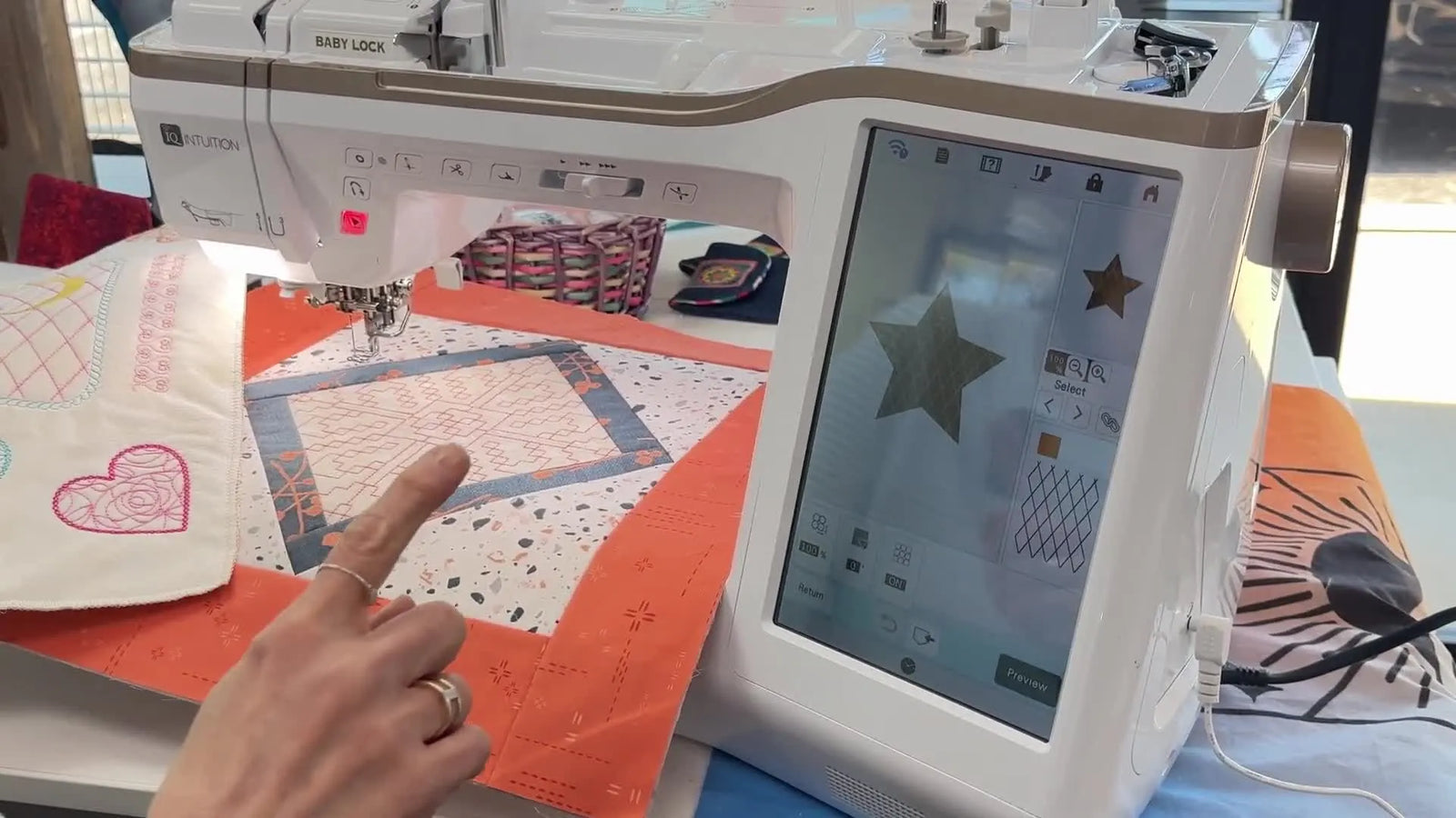Design a Custom Star on the Baby Lock Altair 2 IQ Designer—No Software, No Panic, Just Clean Stitches
