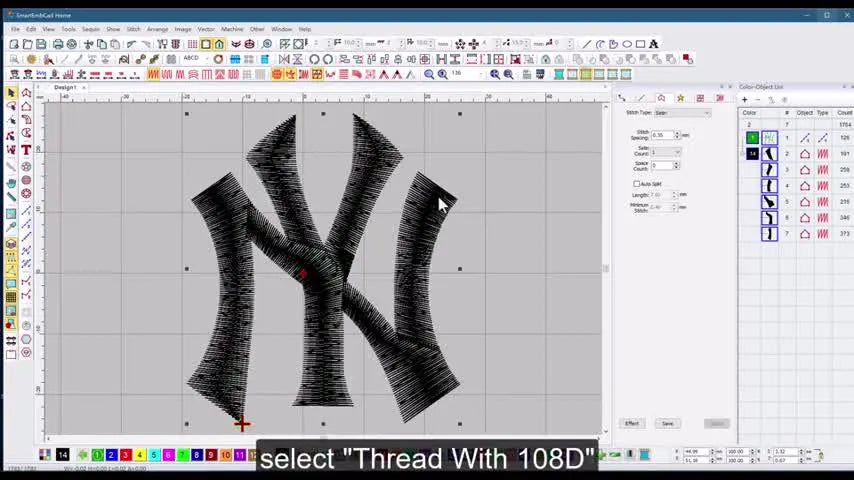 A True View simulation shows a thick, clean 3D puff NY-style logo with smooth satin connections and no visible gaps.