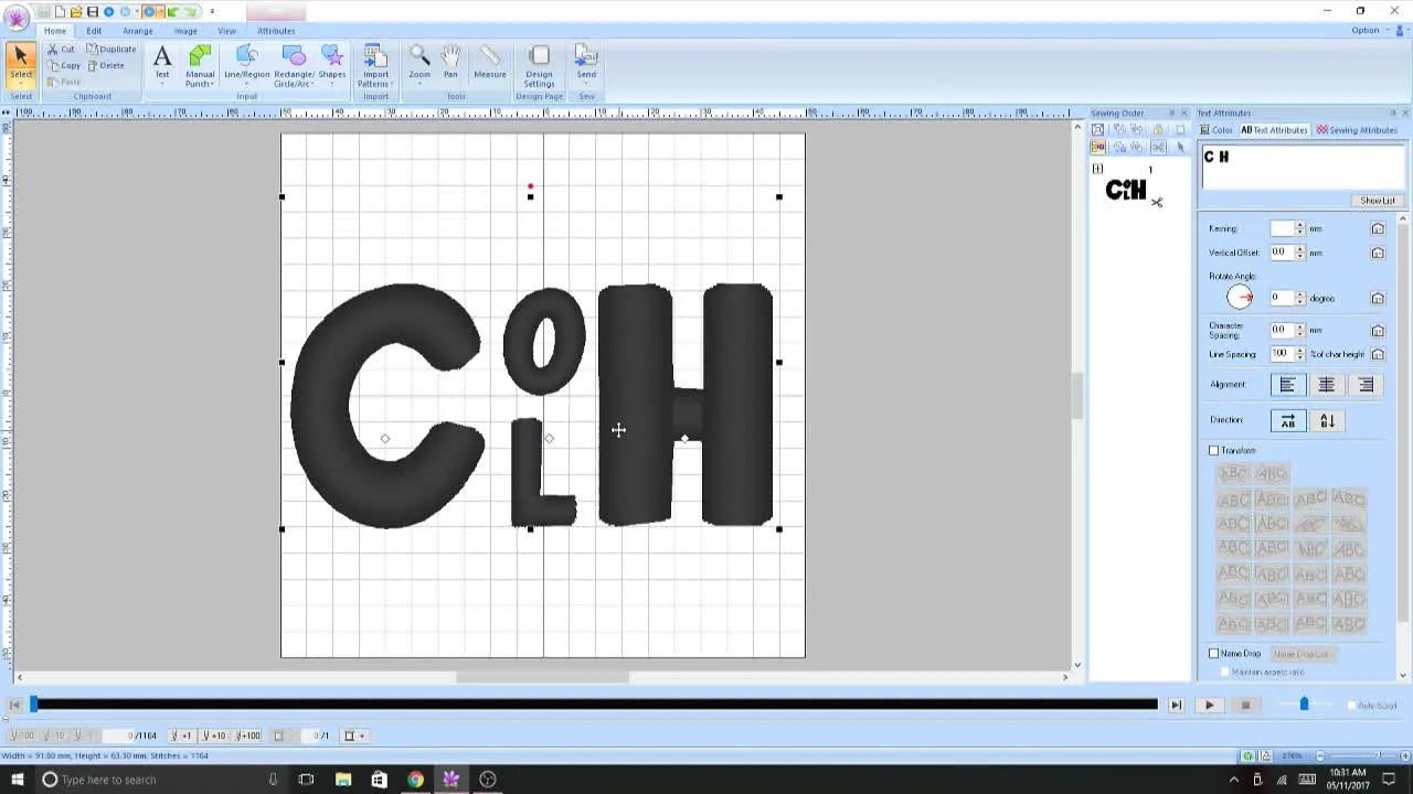 A screen capture shows the final kerning move—dragging the last initial inward using the white node anchor for a tight, balanced 4-letter stacked monogram.