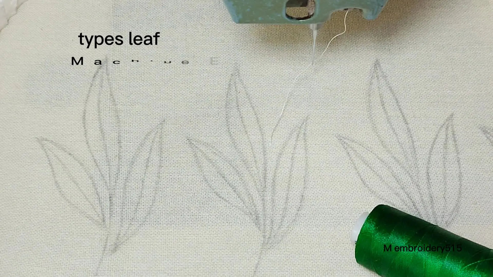 Master 5 Machine-Embroidered Leaf Techniques on a Single-Needle Zigzag