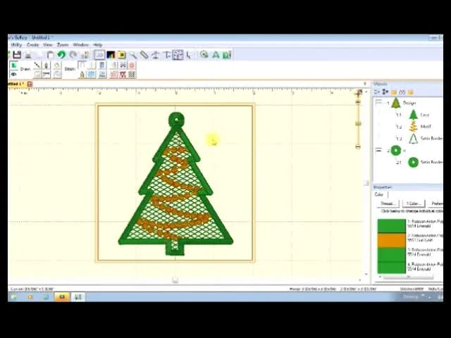 One Tree, Two Stitch-Outs: Digitize a Freestanding Lace Ornament and a Cardstock Christmas Card in Designer’s Gallery Creator (Without the Usual Paper Disasters)