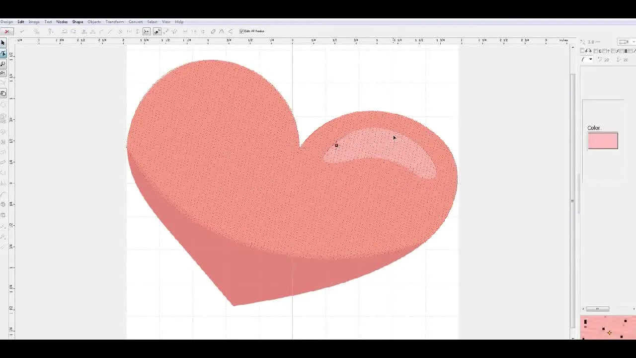 Digitize a Shaded Heart in Embird Studio Without “Bulletproof” Bulk: Overlaps, Angles, and the Knife-Tool Trick