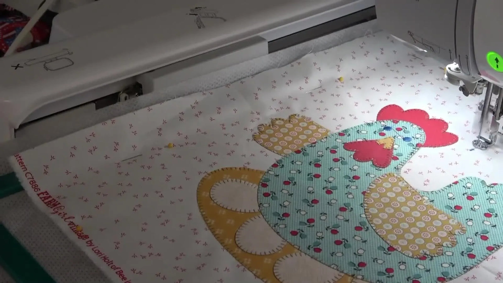 Digitize, Float, Fuse, and Finish: Stitching Lori Holt’s “Henrietta” Appliqué on a Brother Luminaire Without the Usual Headaches