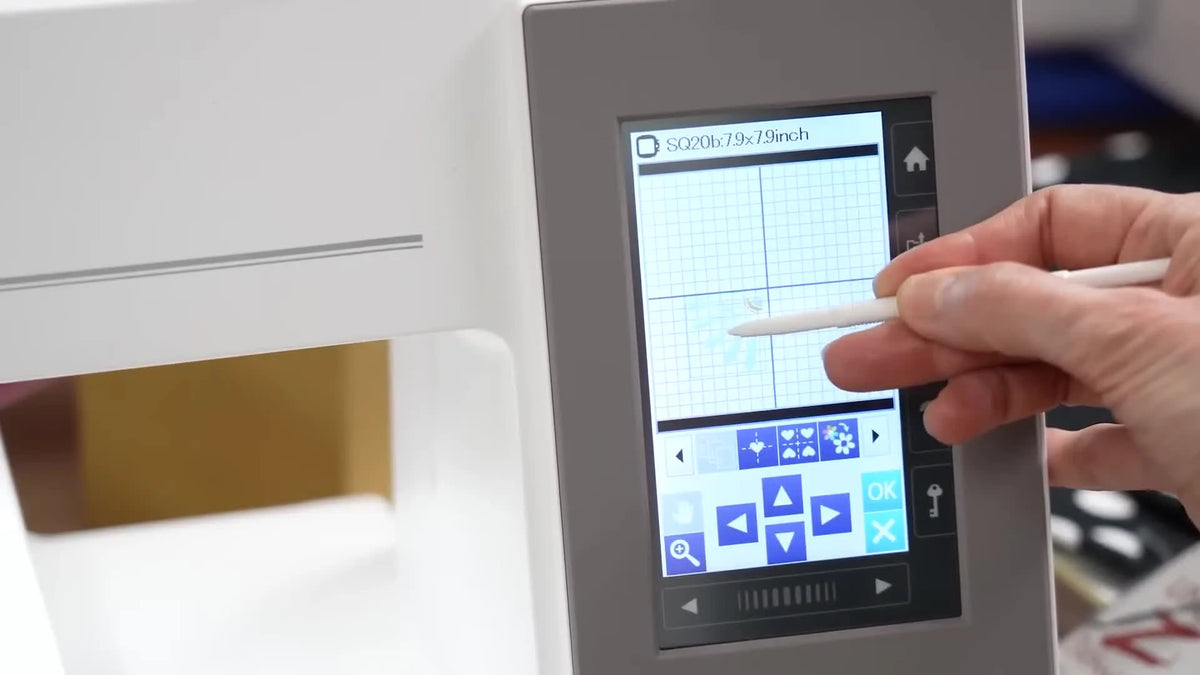 Memory Editing Machine Janome Memory Craft 550E On-Screen Editing, Big Hoops, and Fewer ...