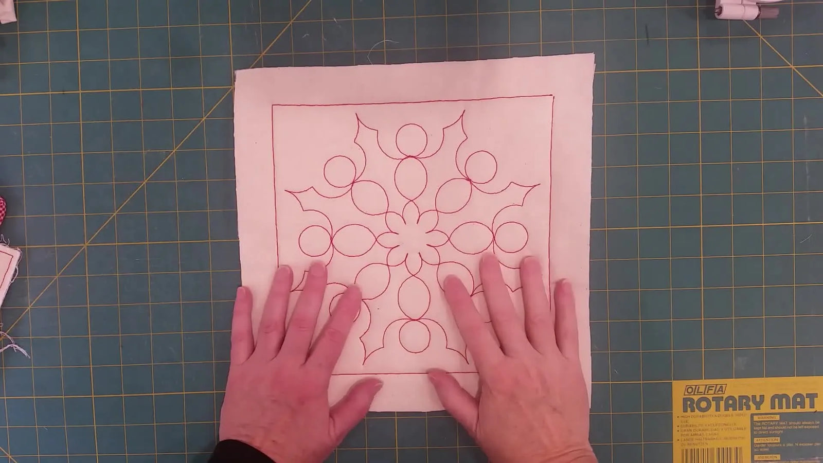 Bold Redwork Without the Fuss: Double-Threading a Janome Embroidery Machine and Locking a Slippery Hoop Like a Pro