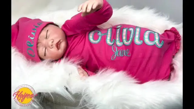 Flawless Baby Gown Appliqué + Beanie Name on a Brother PR1000e: The Fast Frames Workflow That Stops Shifting, Crooked Names, and Re-Hooping