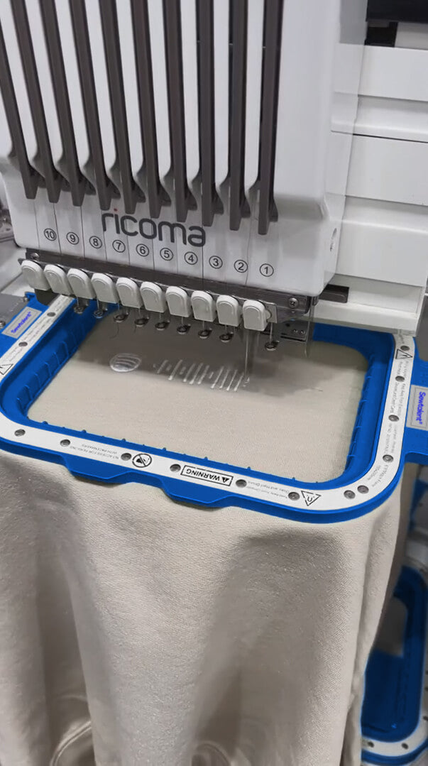 embroidered frame