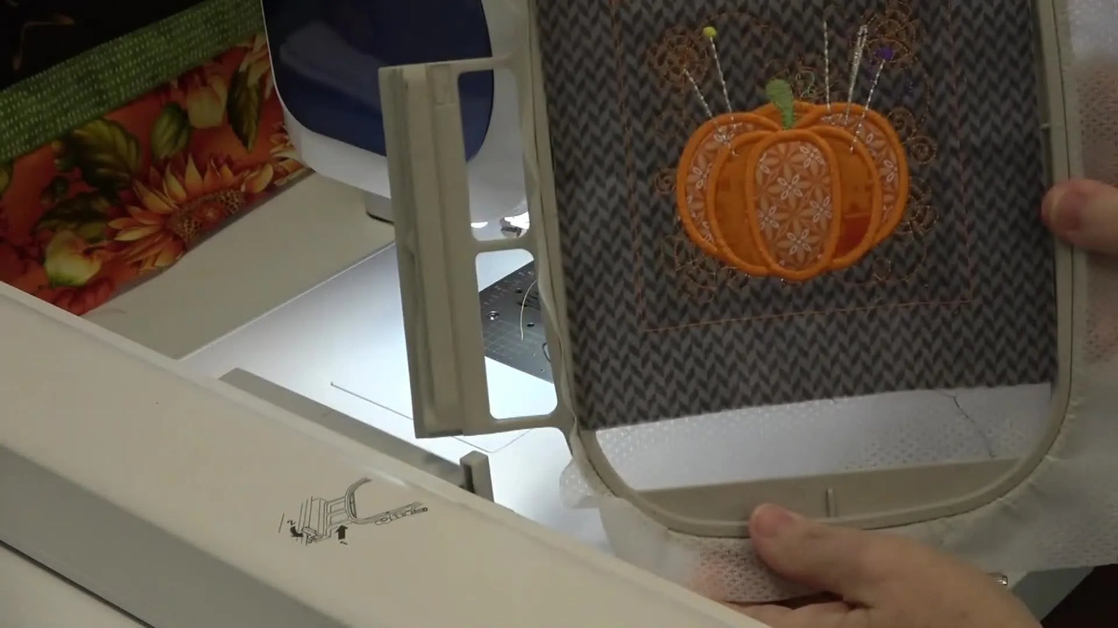 A 3D Pumpkin Pincushion Block That Actually Stitches Clean: Dimensional Appliqué with Puffy Foam (Without Hoop Panic)