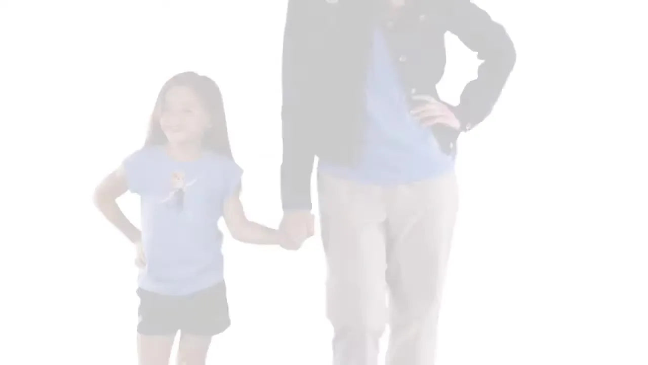 The Brother Persona PRS100 stitches on a dark denim item, showcasing the open space under the tubular arm that prevents fabric bunching.