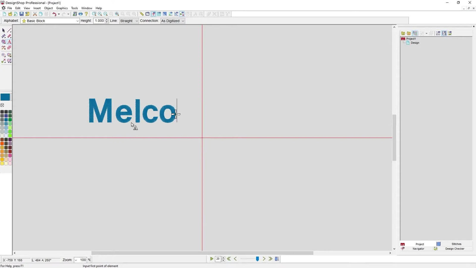 Lettering en DesignShop 11 que realmente cose limpio: los dos flujos de texto que usan los profesionales (y la trampa de la tecla Enter)