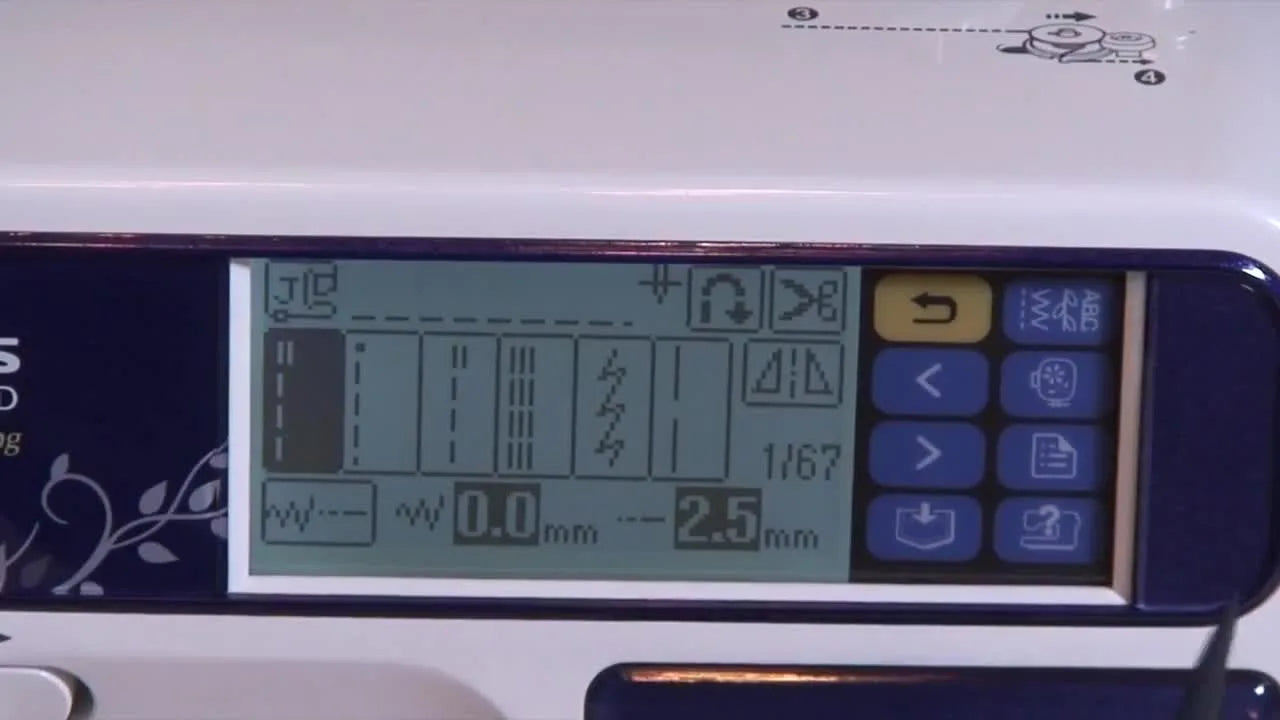 Brother NV950 / Innov-is 990D Operation Panel: The Settings That Save Needles, Time, and Your Sanity