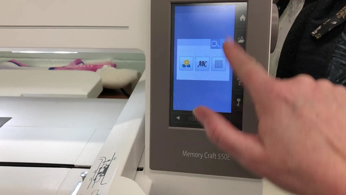 Memory Editing Machine Stop Fighting the Screen: Janome Memory Craft 550E/500E Editing, Hoop ...