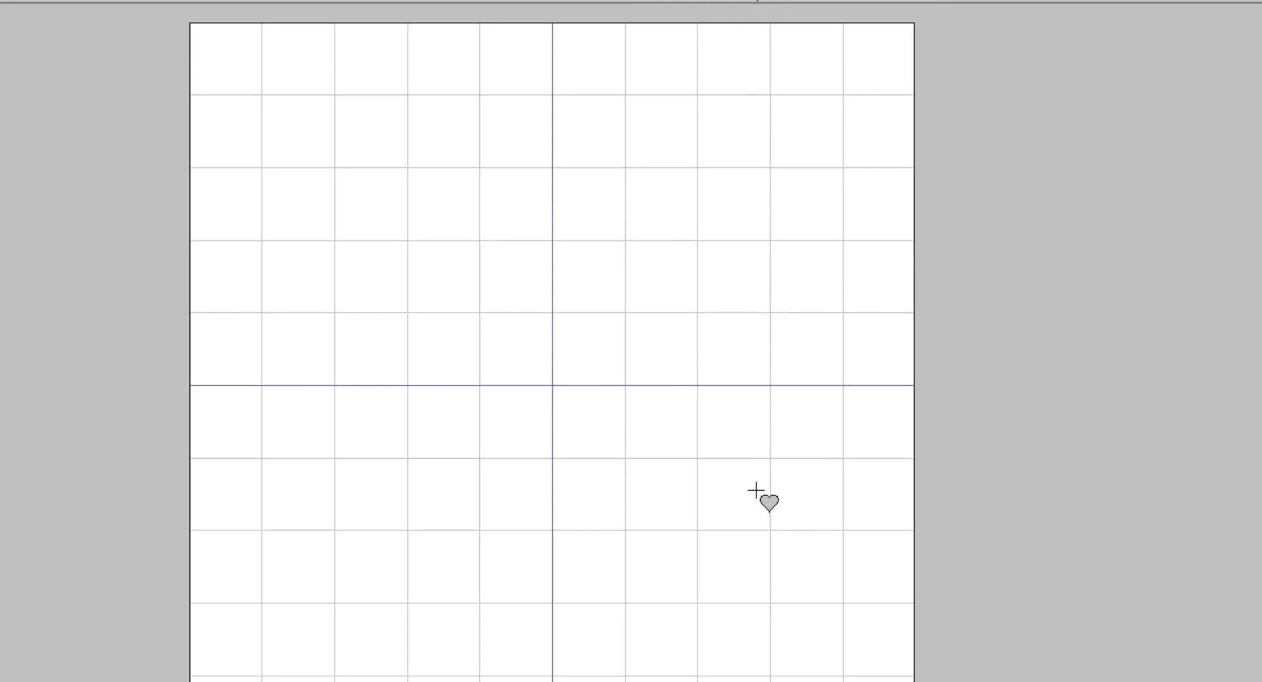 A completed heart shape in PE Design 10 is selected on-screen, showing the clean symmetry you get when you draw with the Shapes tool correctly.