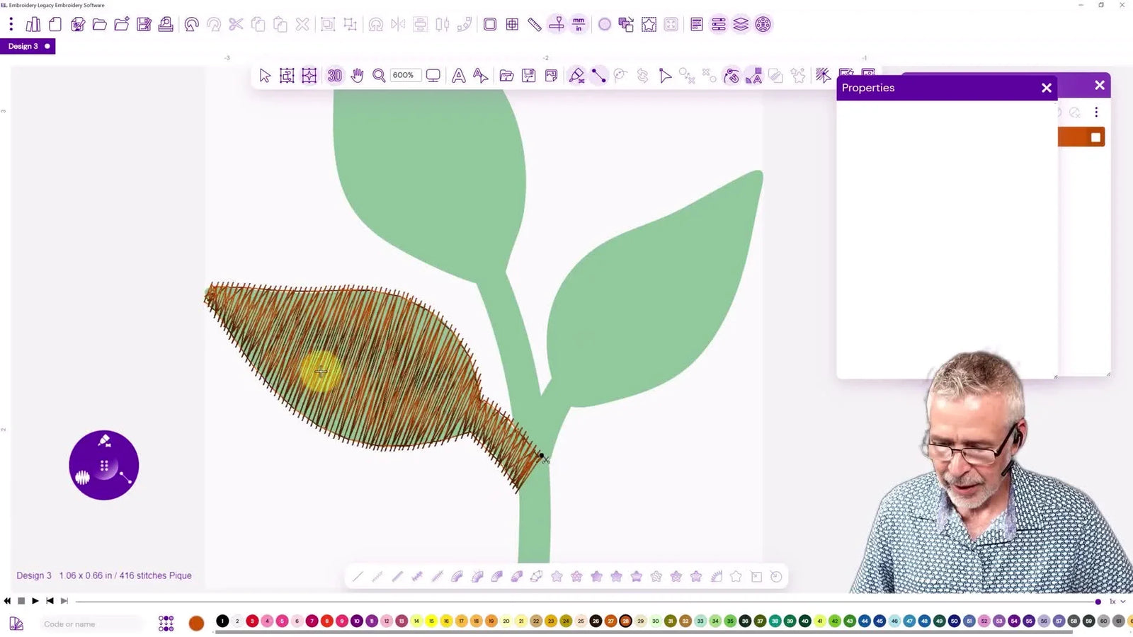 Bitmap vs SVG Digitizing in EL Digitizer: Build a Clean Satin Leaf, Then Kill Jump Stitches Before They Cost You