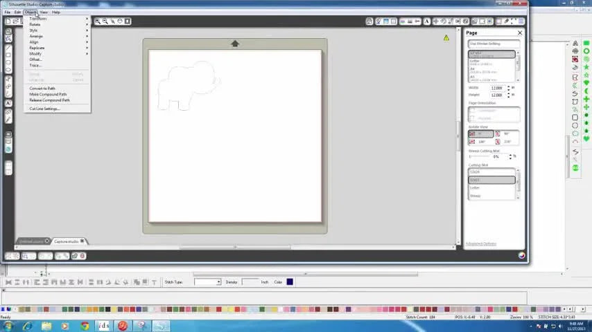 Stop Hand-Cutting Appliqué: Turn an IDS Placement Stitch into a Silhouette Studio Cut File (Without Double Lines)